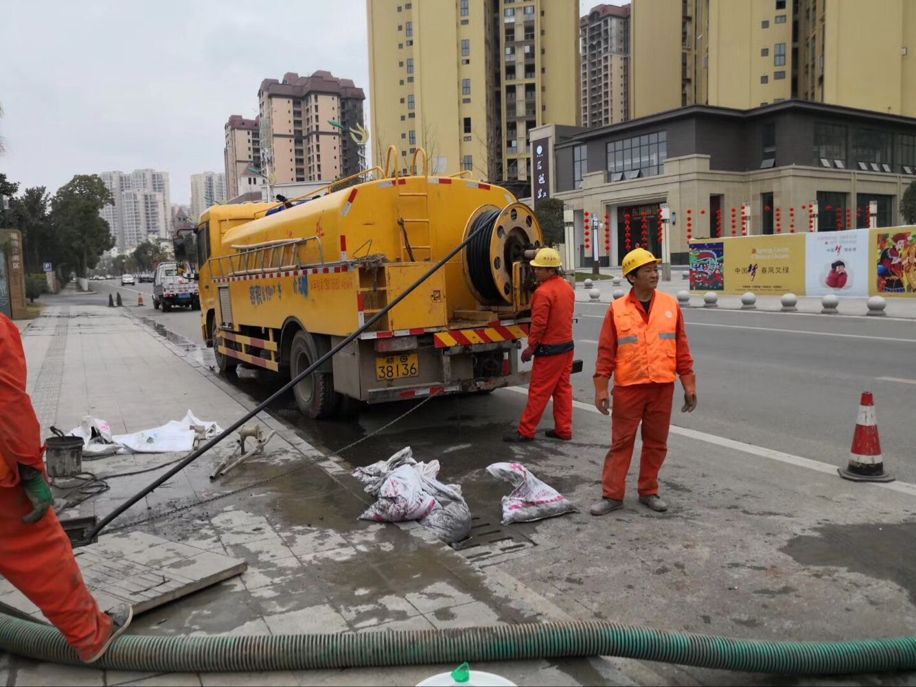 罗定排污管道清淤-管道清洗